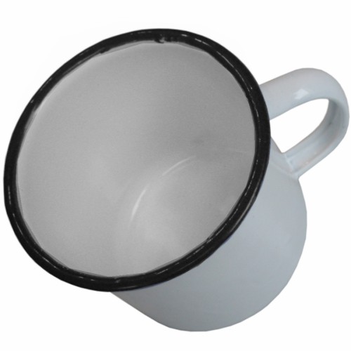 MFH, Emaille Tasse, geeignet für warme oder kalte Getränke